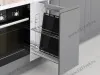 S-2898-С Выдвижная система для противней в базу 250 мм, Starax, (215х475х640) левая, хром превью 1