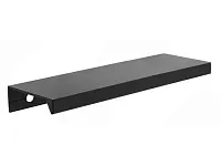 Профиль-ручка торцевая 96мм (L124мм) черный матовый