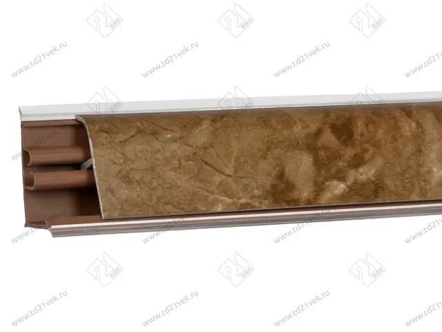Плинтус для столешниц  "обсидан коричневый" 3,0 м LB-371-6119   (№485 (484, 339)) <1/20> 1