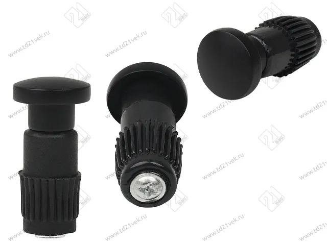 Заглушка рейлинга модерн черный 2