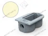 103-04-14-304 Qfix Корпус стяжки Mesan d20*h12,5*L34,5мм (крем) (ST) <500/3000> превью 1