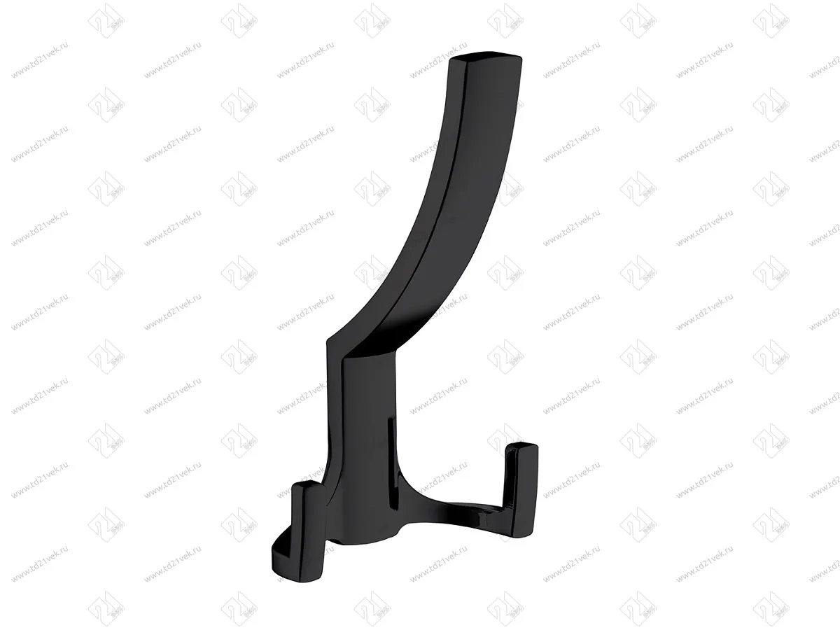 KR 0340 BL Крючок матовый черный  <20/120> 1