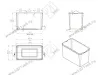 S-2573-A Мусорное ведро в базу 400 мм, Starax Large Busket, (260x440x300 мм) превью 4