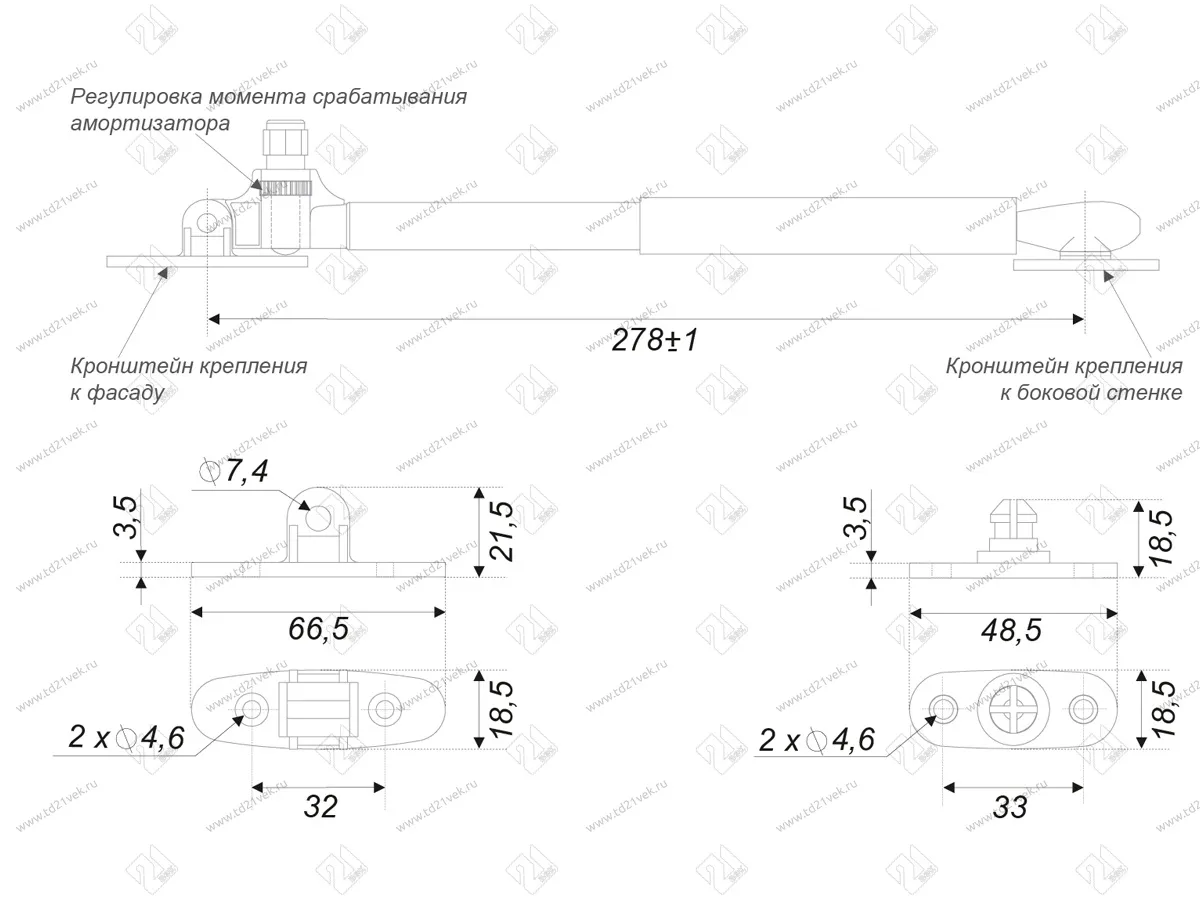 GL106GRPH/80/3 Газовый лифт с амортизацией 80N <10/100> 5