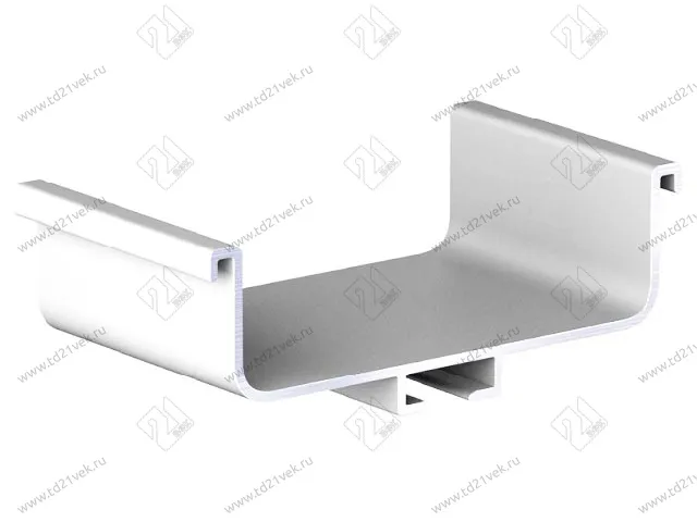 С-образный профиль L=4050 (4466) (белый глянец) <6> 1