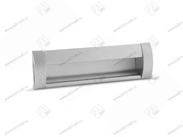 Ручка-раковина 96мм (L109мм) алюминий матовый 1