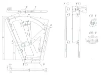 Механизм для обувниц двойной, белый