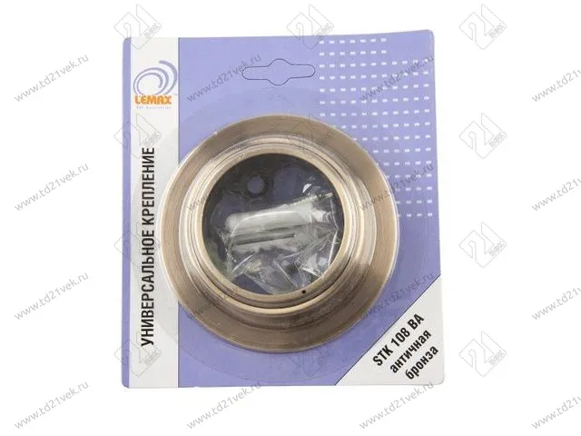 STK108 BA (BL) Крепление универсальное к полу/потолку/консоли d=50мм (в блистере) бронза <100> 1