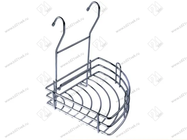 LE-550 Полка  угловая малая, Тип II (205х205х250) хром<24> 1