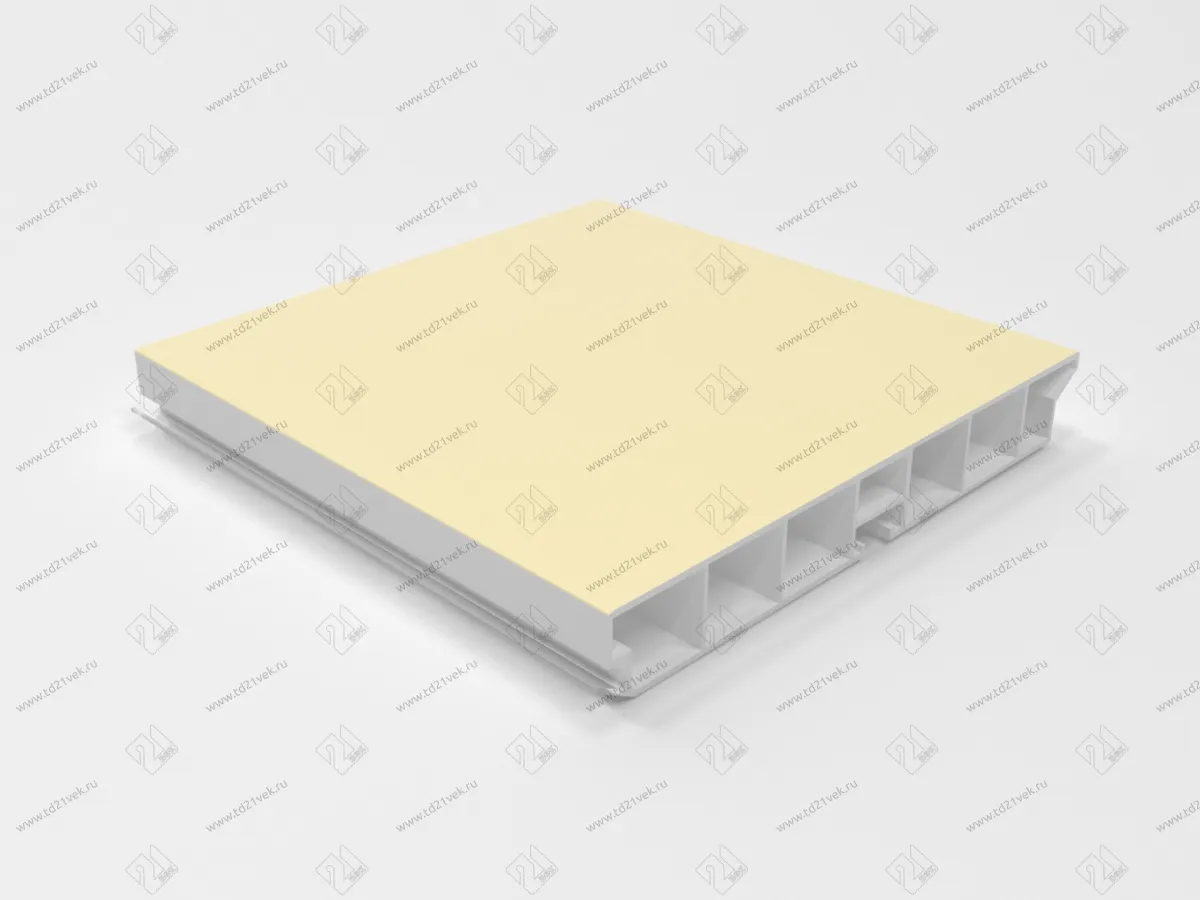 Цоколь кухонный 3,2 м, ваниль (с уплотн) <10> 1