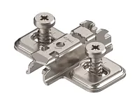 173L8130 MPL V500NI Планка ответная BLUM CLIP, крест., H=3мм, евровинт