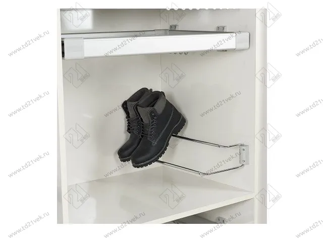 S-6111-C Полка для обуви раздвижная Starax, (420-700х200х95 мм) 3