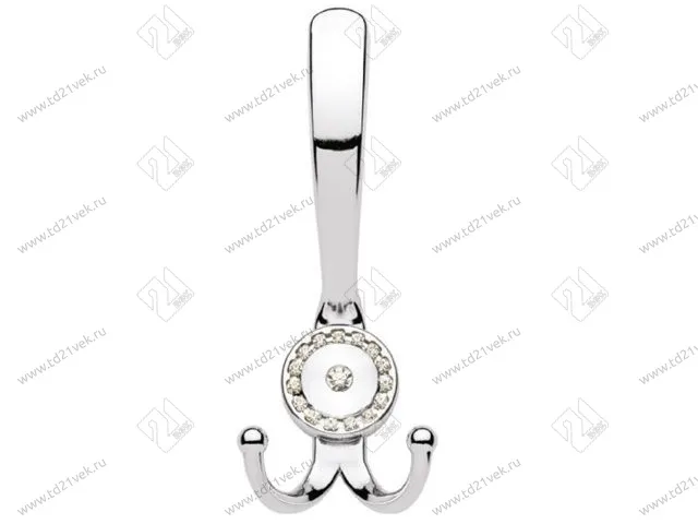 Крючок ОСКАР 13.148-06-06 (хром-хром) со стразами <30/240> 1