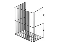 S-8014-A Корзина для белья в базу 450 мм, Starax, с креплением на дверцу, (380х260х500), антрацит
