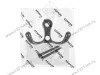 KR0010 BL Крючок матовый черный <75/450> превью 4
