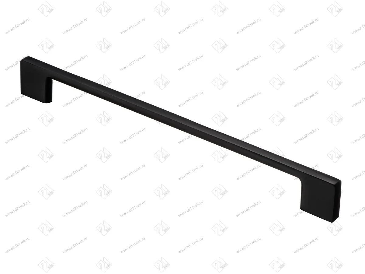 R-3031-224 BL Ручка-рейлинг, 224 мм, матовый черный <30/150> 1