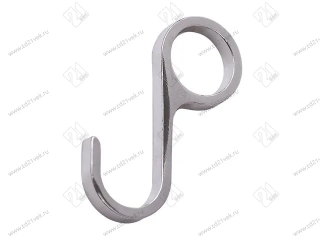 R-KR-D  Крючок на рейлинг несъемный, хром <170/1020> 1