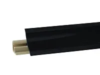 Плинтус RUS LB 231(57) Черный глянец 3,0 м (№ 619)  <12>