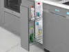 S-2426-C Бутылочница 200, Starax, 2-х ярусная, направляющие Blum Tandem, (151х475х495 мм), частичное выдвижение, левая превью 1
