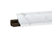 Плинтус RUS LB 231(14) Мрамор Марквина белый 3,0 м (№ 600) 1/12/15>
