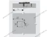 10263874(Y) Ответная планка дист-7 мм,(с 3D регул.) MASTER/IMPRO/INVO (с евр 6,3х14) (pack) <200> превью 2