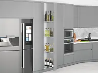 S-2918-C Выдвижная колонна в базу 150 мм, Starax, 4-х ярусная, (108х465х1650 мм), правая