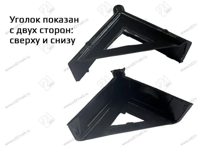 Уголок защитный пластиковый для ЛДСП 22-32 мм, черный 3