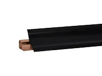 Плинтус RUS LB 231(12) Черный матовый 3,0 м (№ 619)<1/12/15>