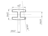 Профиль соед. д/ДВП L=2000*11мм (венге) 195 <100>