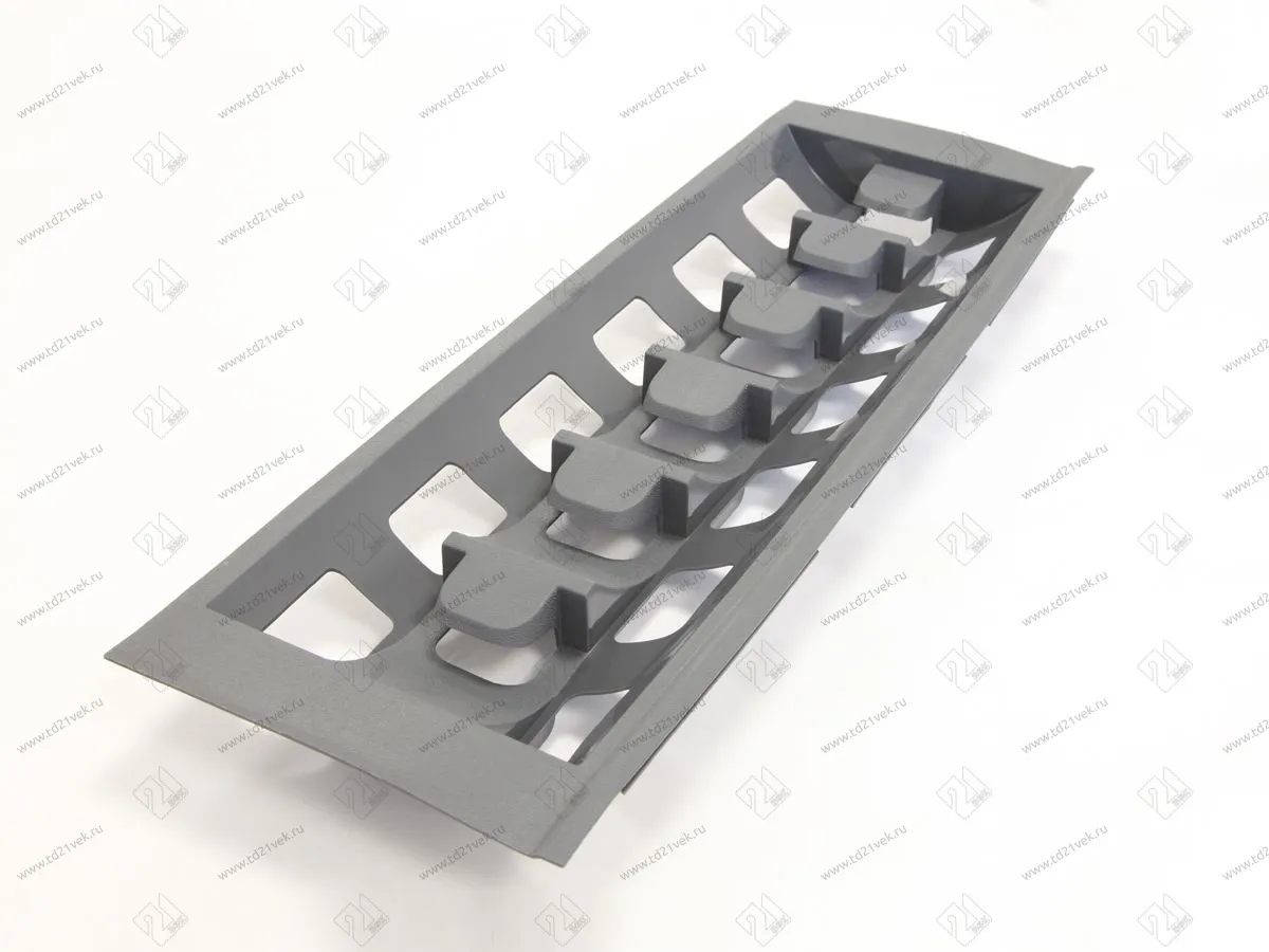 105-83-54-309 Лоток для cалатников/пиал Mesan TrayBond, 6шт.(Ш157хГ480-420хВ47,7) антрацит <2/20> 1