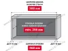 Сушка для посуды в базу 500 мм, отечественная, для ЛДСП 16мм, белый превью 3