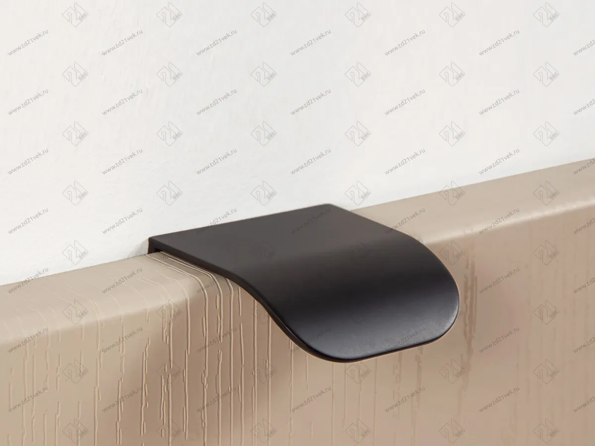 RT011BL.1/32 Ручка торцевая 32 мм матовый чёрный <60> 1