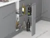 S-2421-C Бутылочница 150, Starax, 2-х ярусная, направляющие Blum Tandem, (106х475х495 мм), частичное выдвижение, правая превью 1