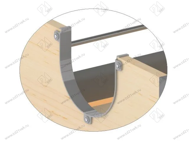 105-91-11-302 Ограничитель Mesan (вертикальный) для сифона U-образный 220мм, белый 2