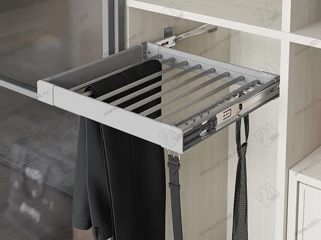 S-6205-G Брючница в базу 600 мм, Starax, (550х580х470х95 мм), серая 2