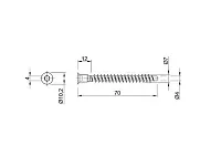 KF-01-770 Евровинт, 7х70 мм <1500>