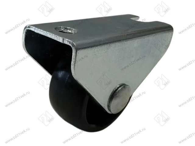 Опора колесная прямоходная 102, нагрузка 15 кг, d30 мм, h34 мм, черный 1