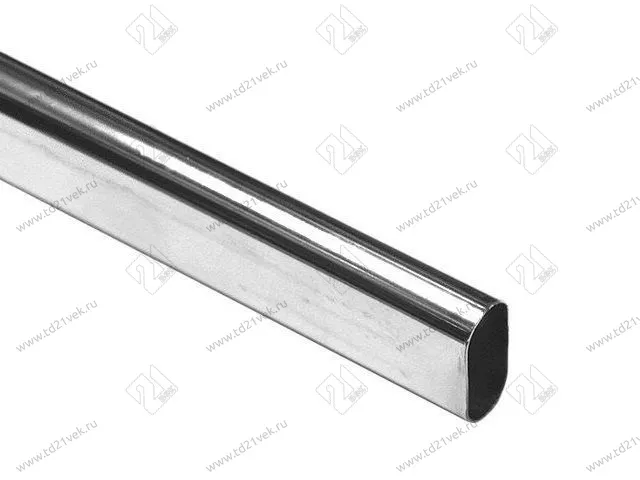 Штанга овальная 30*15*3000  0,6мм, хром <10> 1