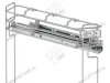 S-2605-C Бутылочница 150, Starax, 45 градусов, 2-х ярусная, направляющие Blum Tandem, (106х465х495 мм), полное выдвижение, правая, хром превью 5