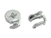 Эксцентрик штампованный для плит толщиной 16 мм, d15х12мм, Н=7,5мм, цинк