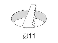 08.800.00.348 ИК выключатель PM 218DR, дверь/рука 5см, 220В, 60Вт, 83х35х19мм, D=14мм, L=2,0м, белый