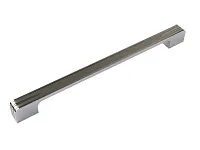 RS267CP/BSN.4/256 Ручка-скоба 256 мм атласный никель/хром <25>