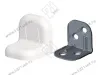 Уголок крепежный 24х24х25 мм, белый c пластиковой крышкой превью 1