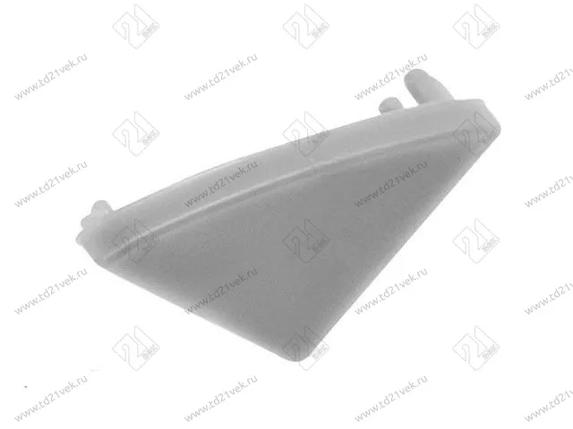 PA-ZASGLAXKT-00 Заглушка для алюминиевого профиля (лакированная) GLAX (серый), угловая - (уп -10 шт.) 1