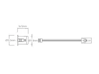 Сенсорная кнопка включения питания подсветки, d12х15мм, DC12-24V, черный