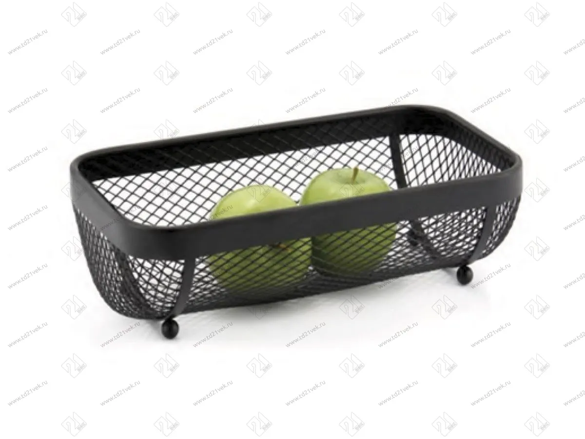 LB-5 Корзина для фруктов прямоугольная, черный матовый <12> 1