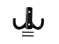 KR 0061 BL Крючок матовый черный <50/300>