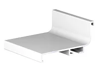 Г-образный профиль GOLA, L=4050 мм, (4464) (белый глянец) <8>