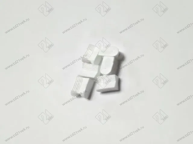 Ласточка Хоффмана <Д> Шпонка Ласточкин хвост без заглушки №23  (белый) (1 упак= 1000 шт) <1/12> 1