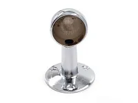 Держатель трубы d25, закрытый, хром